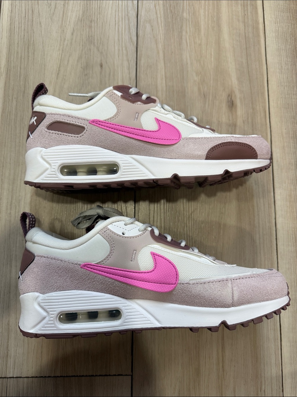 Nike Women’s Air Max Sneakers in Pink, Cream & Brown